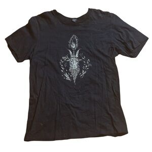 Gothic Witchy Goat Graphic T-Shirt Unisex